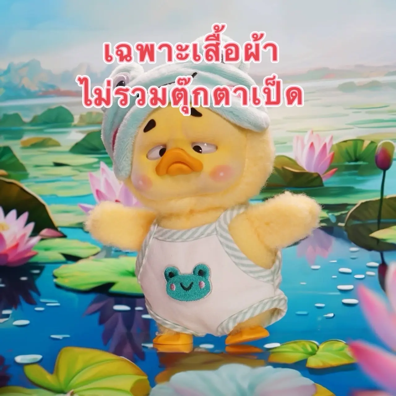 ชุดเป็ดUpsetduck (เฉพาะเสื้อผ้าไม่รวมตัวน้องเป็ด)