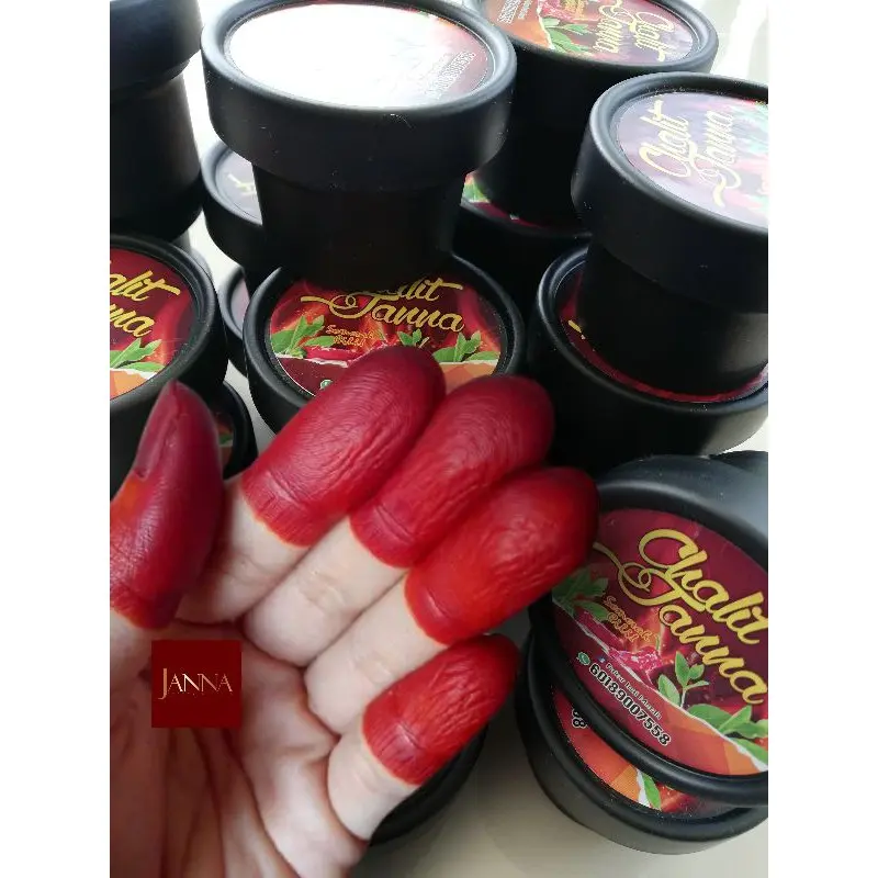 BELI FREE 1)INAI CELUP DAUN ASLI MERAH TERANG PEKAT NATURAL