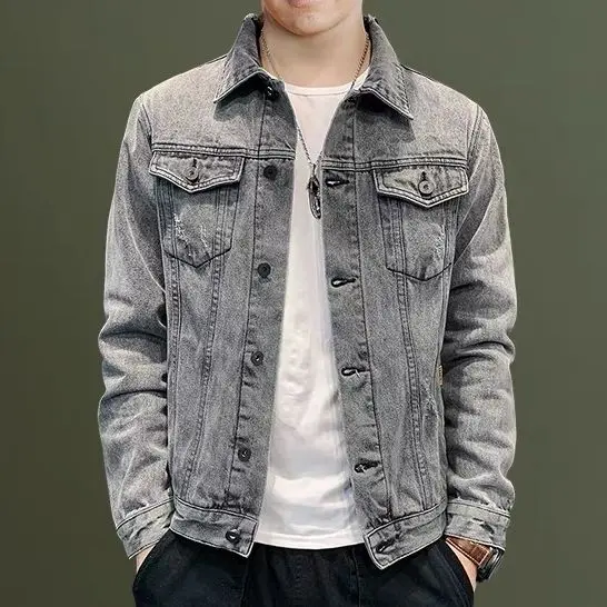 ÁO KHOÁC JEANS NAM MÀU XÁM 000 CỰC ĐẸP VẢI DÀY MỊN DONG PHUONG FASHION Menswear Có Túi Jacket Đen