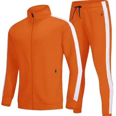 Adidas tracksuit orders mens orange