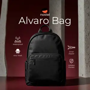 Nostel - Alvaro Backpack Tas Ransel Kerja Tas Ransel Anti Air Hidden Compartment