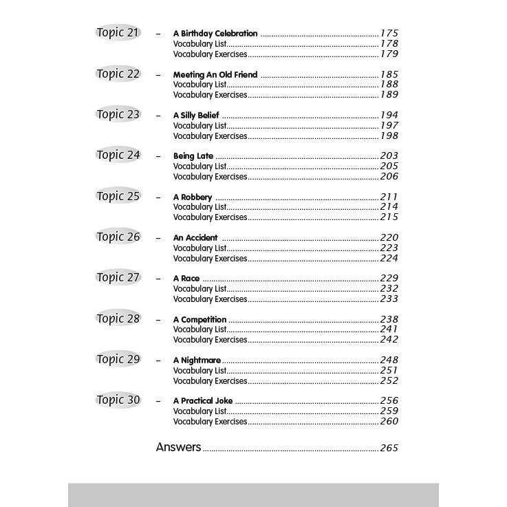 Product Introduction of Casual Primary 4 Vocabulary For Composition 6