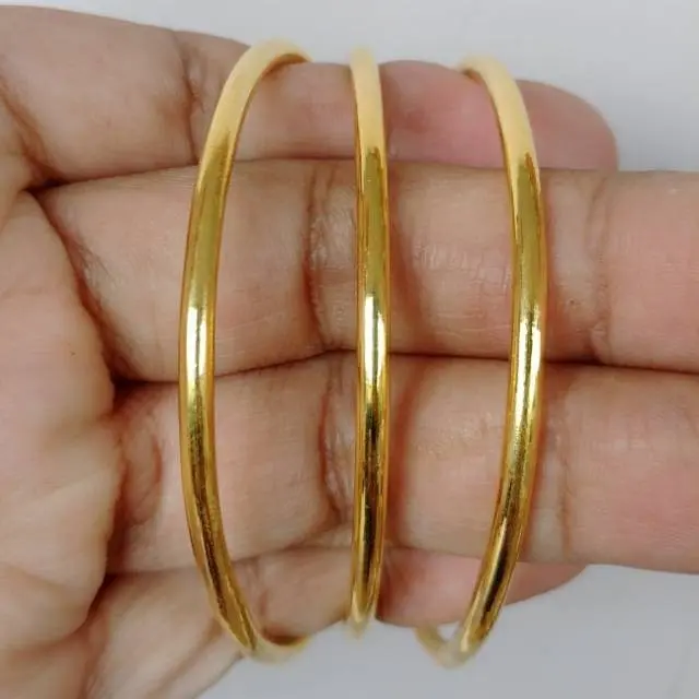 Gelang Keroncong Bulat Polos  isi 3 model lkekinian yt67777