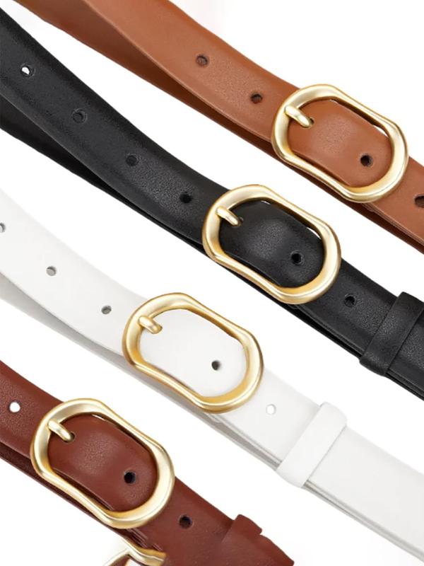Durable Pin Buckle Women's Belt, Durable Two Layer Split Leather Belt, Trendy All-match & Exquisite Belt for Birthday Gift 8