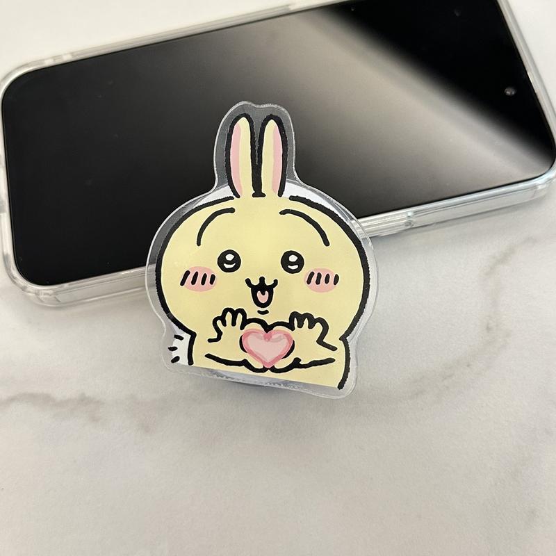 Product Introduction of Japanese Cartoon Chiikawa Magnetic Suction Bracket Cute Giikawa Lazy Bracket opposite Sex Epoxy Airbag Bracket 12
