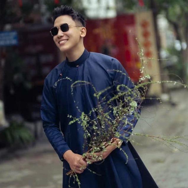 Set Áo tâc nam, Áo ngũ thân tay chẽn 2 lớp chất lụa tây thi cao cấp 2
