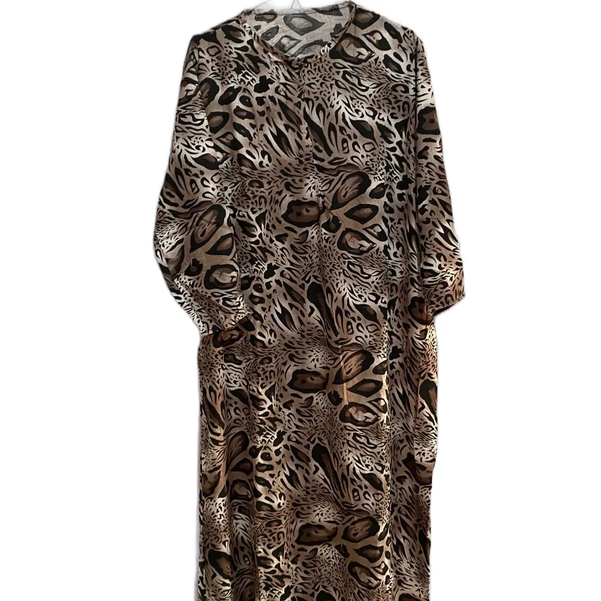 Gamis rayon Leopard busui
