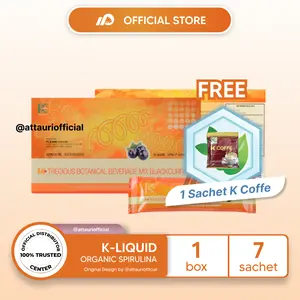 K-Liquid Organic Spirulina K-Trecious Botanical Bvg Mix Blackcurrant (7 sachet) | Attauri Official Store