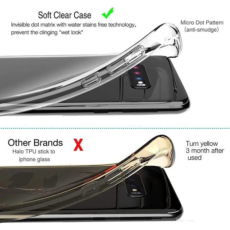 Soft Case Clear Silikon Kompatibel Untuk Samsung Galaxy M15 5G Samsung M35 5G Samsung M55 5G Bening Transparant Tebal 2mm 4