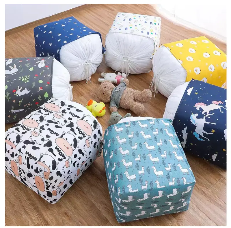 Storage Bag Jumbo 100 Liter Laundry Bag Keranjang Baju Tempat Mainan Dengan Tutup Serut 1