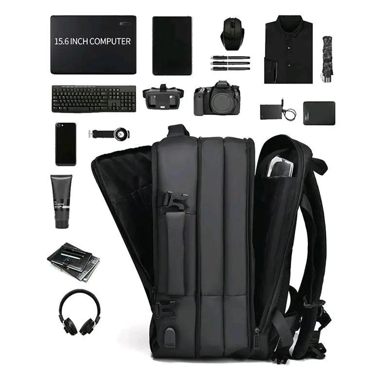 SAVAGE CLAYTON RICHMONDI Ransel Backpack Laptop Anti Air Waterproof Expanding Dapat Dilerluas Port USB 1