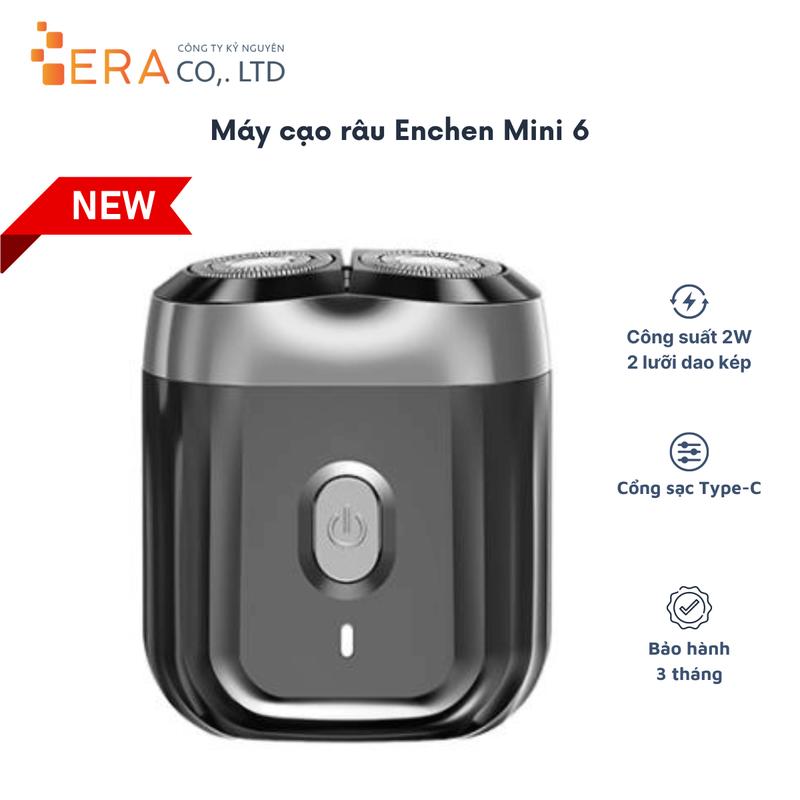 Máy cạo râu Mini Enchen Mini 6, 2 lưỡi dao kép