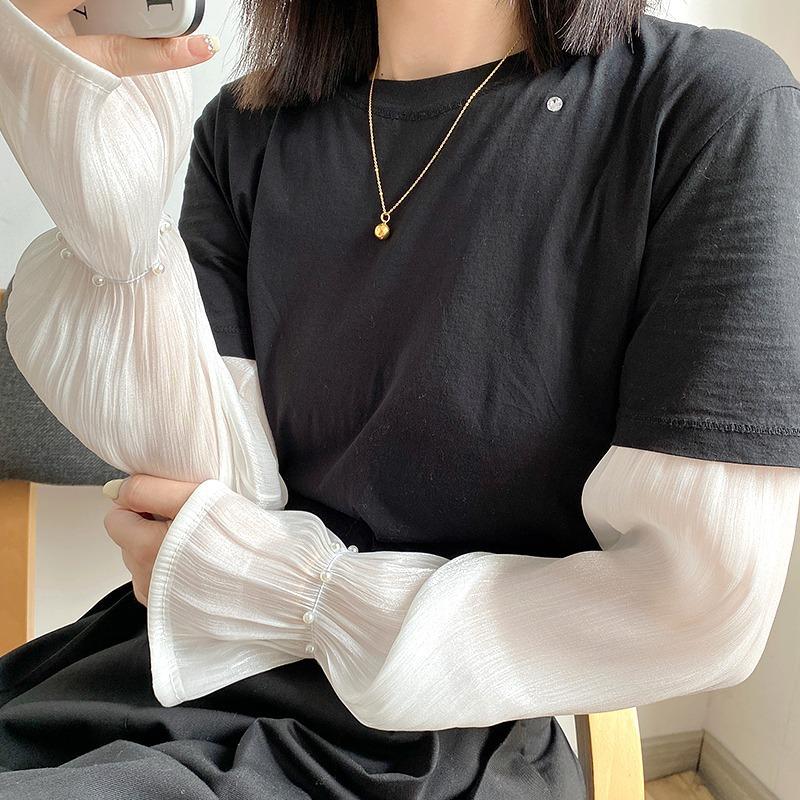 Product Introduction of Sun protection sleeves, high appearance, loose, suitable for summer, outdoor driving and riding, UV protection, light and breathable, foam sleeves, suitable for arms 9