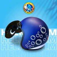 Gambar Helm Half Face Motor Dewasa Pria Wanita SNI Keren Karakter Mr OTRI - Original Merchandise Biru dari Air Minum Biru Kota Surabaya 2 Tokopedia
