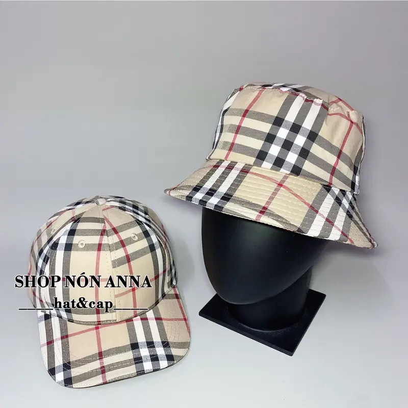 Mũ lưỡi trai-mũ bucket, set cặp nón nam nữ , nón cặp thời trang cao cấp Kaki Cap Hat 1