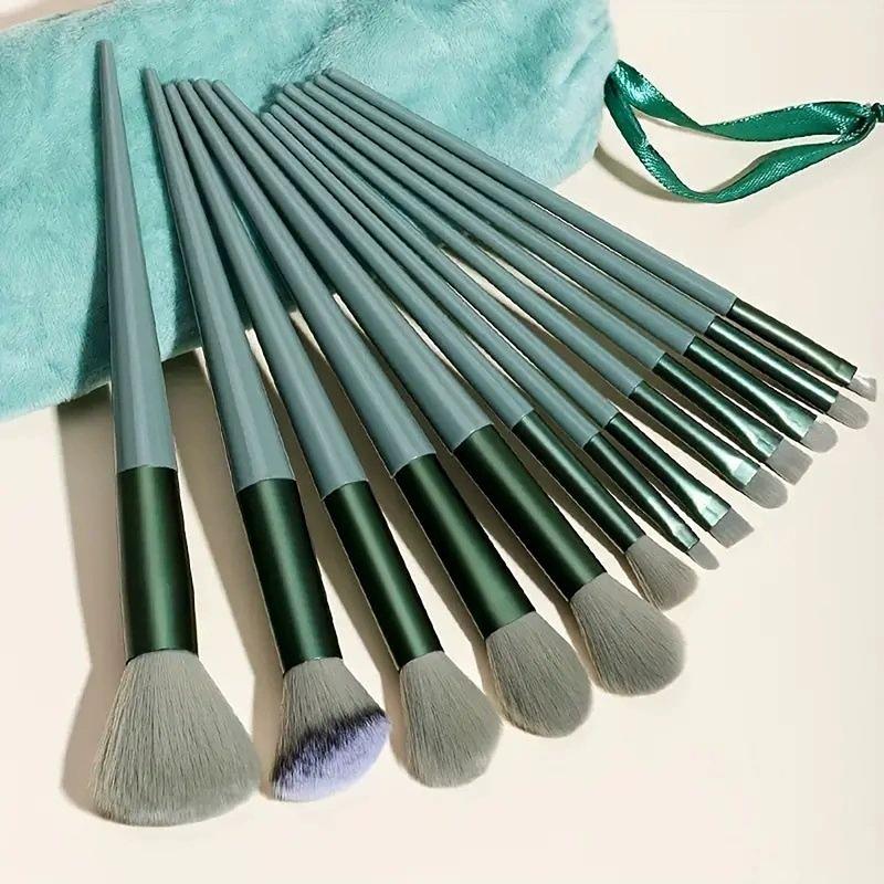 Product Introduction of Sijiqing 13-Piece Makeup Brush Set | Quick-Drying Skin-Friendly & Portable | Full Face Essentials for Everyday & Travel | Perfect for Foundation, Blush & Contouring | #TikTokSGBeautyGuru #SingaporeMakeupFinds #ViralBrushSet 1