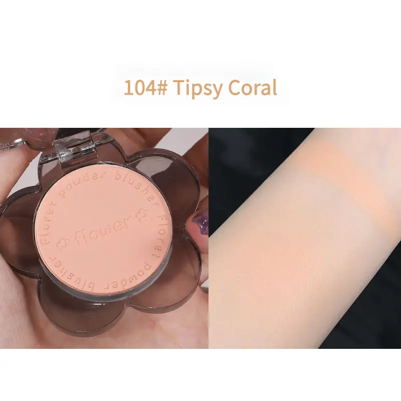 Má Hồng Hoa Mờ, Tự Nhiên, Ngọt Ngào, Mát Mẻ, Mang Xanh Biển, Tím, Đơn Sắc, Đỏ, Cosmetic bảngmắt 8
