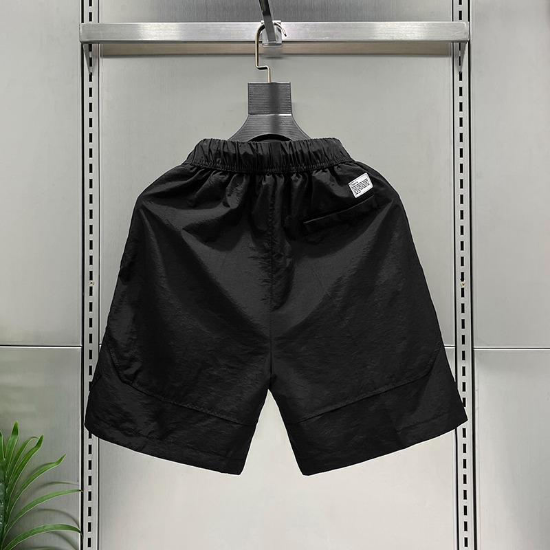 Product Introduction of Summer simple and versatile quick drying casual shorts for men, fashionable and loose five quarter pants, Korean version, internet famous, breathable beach pants 4