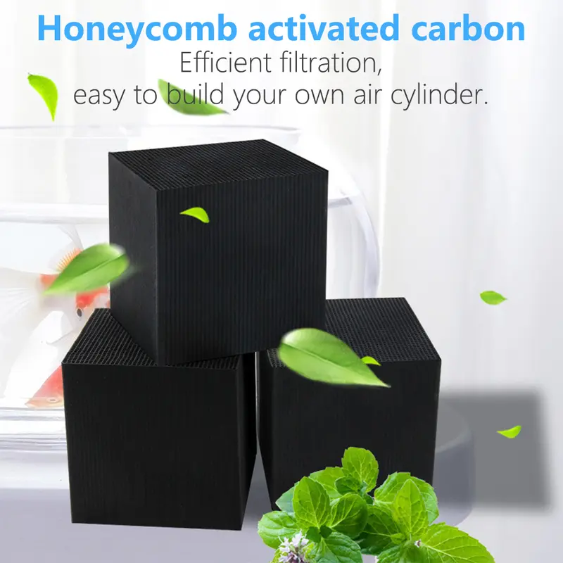 Khối Lọc Carbon Cho Bể Cá Cá Cá, Cầm Tay, Than Hoạt Tính, Khối Khử Mùi, Loại Bỏ Mùi Hôi, Hấp Thụ Tạp Chất, Phụ Kiện Thủy Sinh 4