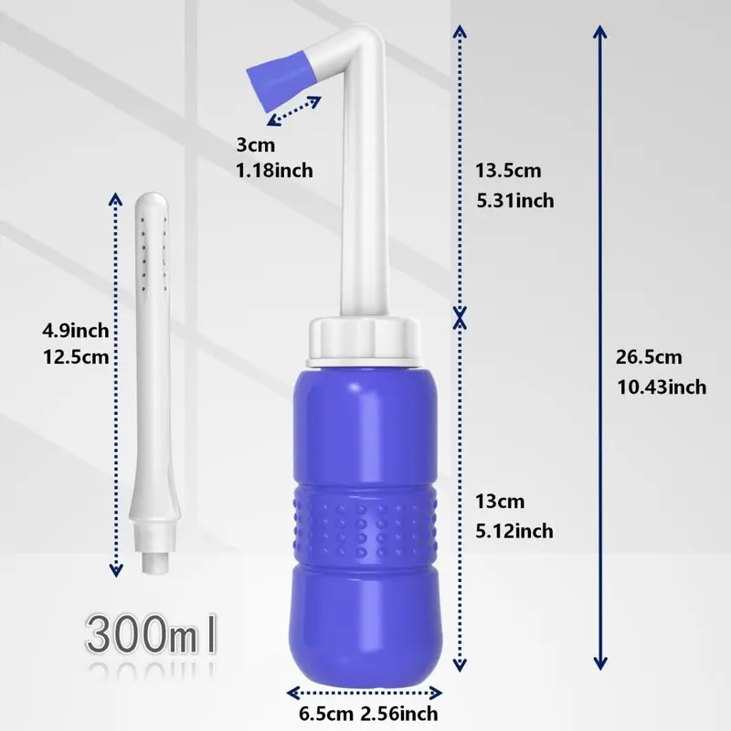 2 in 1 Travel Bidet Bottle, 2 Counts/set Portable Bidet for Travel, Personal-Hygiene Cleaning Tool for Women, Postpartum Care Bottle 1
