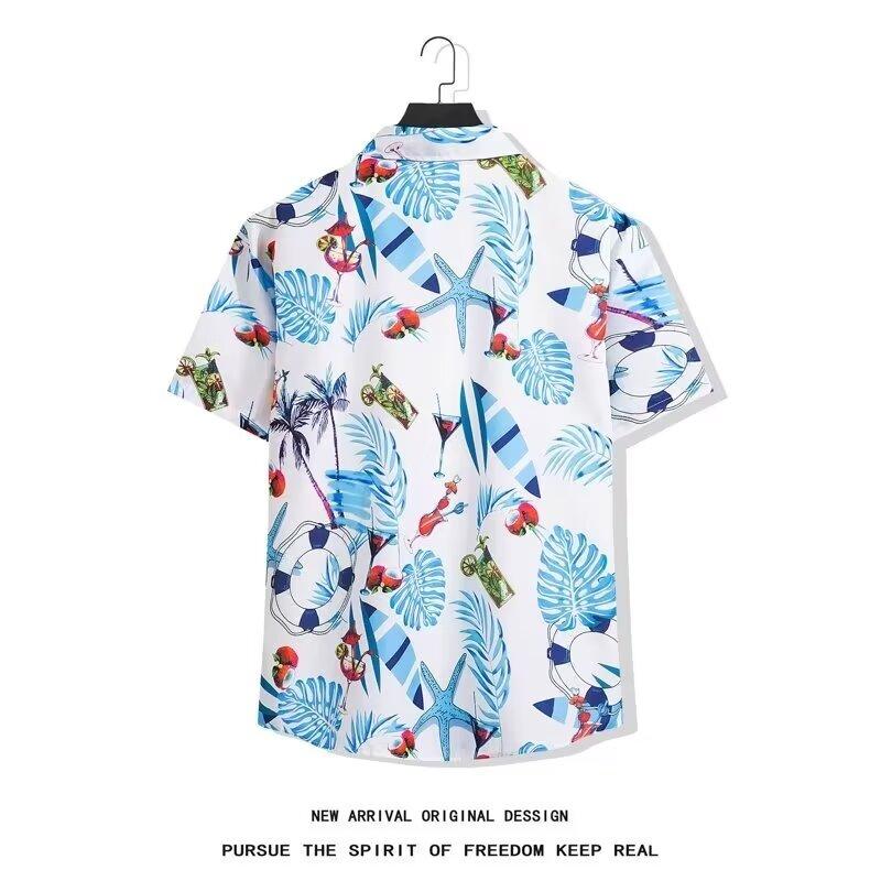 Product Introduction of Men's Traditional Clothing Men's T-shirt Men's Shirt Men's Short Sleeve Couple Short Sleeve Thin Clothes Fashion Printing Menswear Suits 20