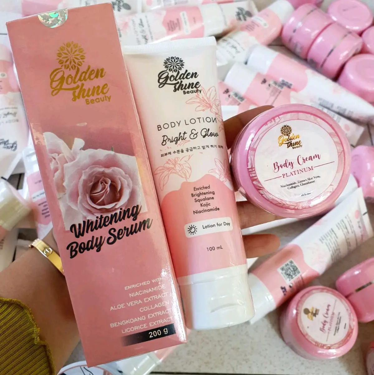 GOLDEN SHINE BEAUTY LOTION GSB AMPUH ISI 2 ORIGINAL READY