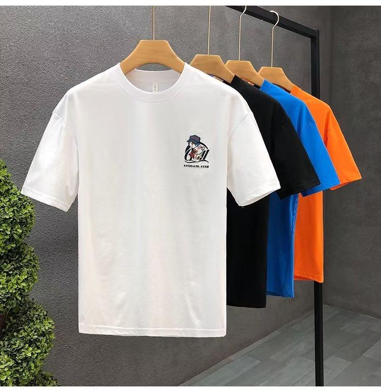 Product Introduction of Áo Thun Cotton, ngắn Tay, In Hình Hoạt Hình, Dành Cho Nam Giới, Hàng Mới Về Mùa Hè, Thiết Kế Thanh Niên, Cổ Tròn, Áo Tay Lửng 27