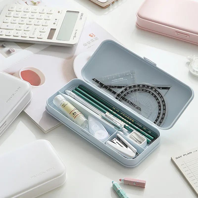 Kotak Pensil Minimalis Pencil Case Aesthetic Korea 3
