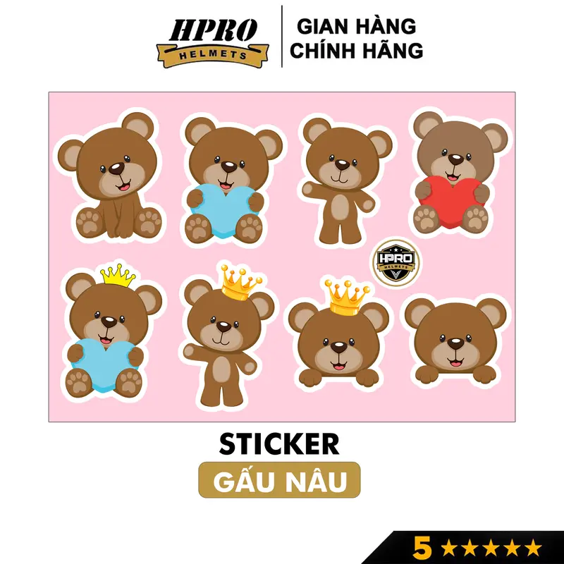 Sticker custom cute Sundy Helmets, chống nước dán mũ bảo hiểm, laptop, điện thoại, đàn guitar, vali, trang trí vv... 4