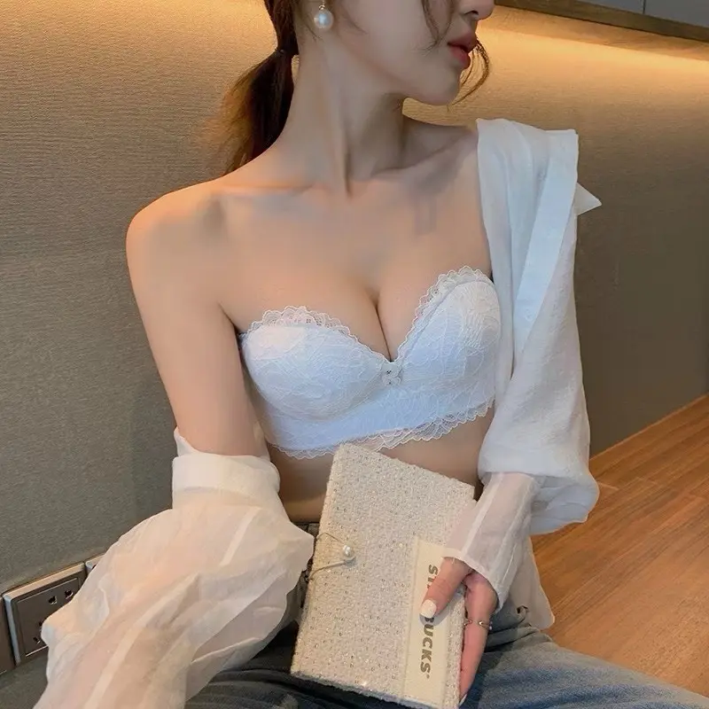 Áo lót Nữ Cup ren chống tụt không dây M51. 5