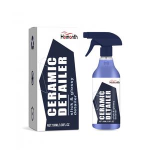 Spray de Recubrimiento Cerámico para Coche, Limpiador y Pulidor para Eliminar Manchas, Agua y Suciedad, Brillo y Protección (100 ml)