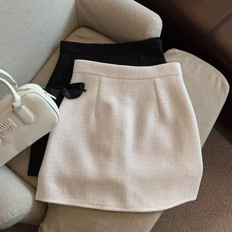 Chân Váy Bodycon Cao Cấp Màu Trắng, Dành Cho Nữ, Phong Cách Cổ Điển, Chân Váy Chữ A Mỏng, Thích Hợp Cho Mùa Xuân Và Mùa Thu, Chân Váy Gợi Cảm Cô Gái Nóng Bỏng, Thoải Mái, Bán Chạy Tại Cửa Hàng, Hàng Mới Về 2023