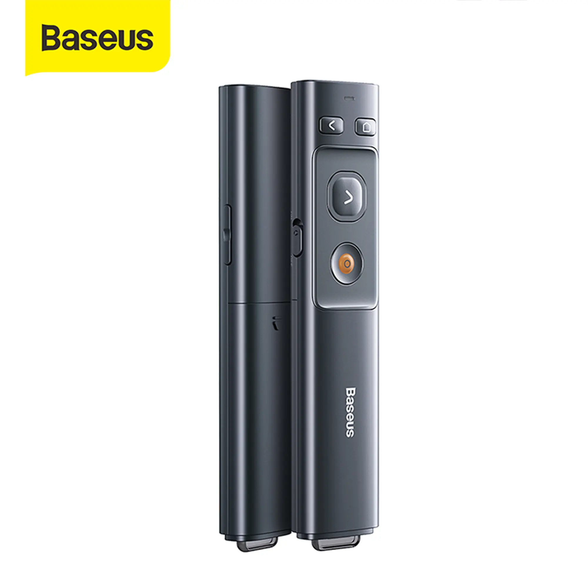 Baseus Wireless Presenter Pointer Remote Control Laser Pointer Pen Jarak 100 meter USB Type C Universal