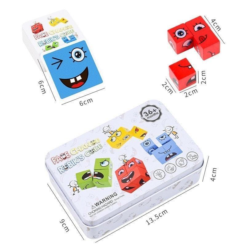 Product Introduction of Rubik Thay Đổi Cảm Xúc Khuôn Mặt Gồm 64 Biểu Cảm Khác Nhau Toy 11