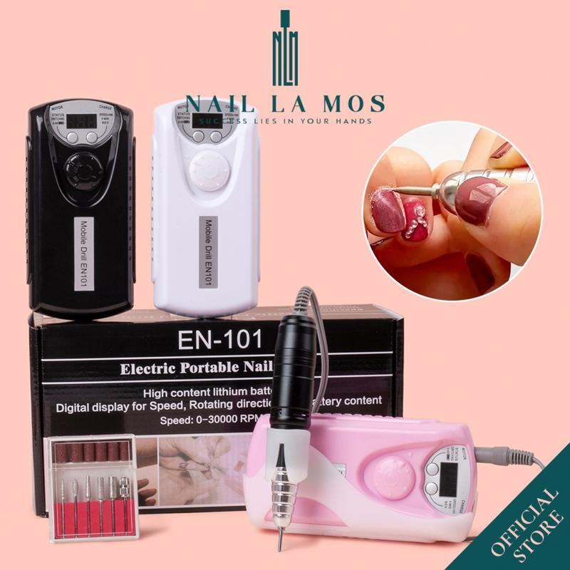  Máy mài móng tích điện EN101 chính hãng  bảo hành thân máy 6 tháng  - Máy mài móng cầm tay chuyên dụng trong ngành nail 