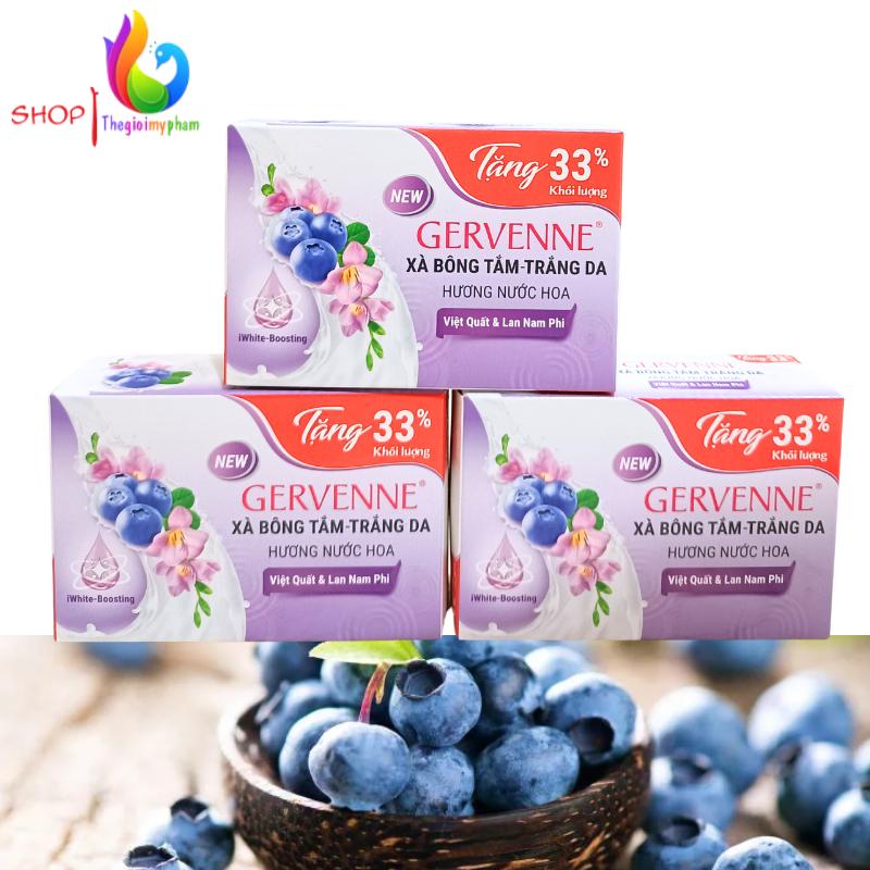 Combo 3 Xà Bông Cục Hương Nước Hoa Gervenne 120g(3x120g) 4