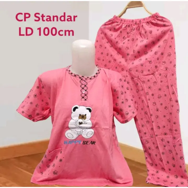 COD BAJU TIDUR WANITA CELANA PANJANG CP JUMBO DAN STANDAR / ALMA SETELAN BAJU TIDUR CP DEWASA LD 120 JUMBO, LD 100 STANDAR