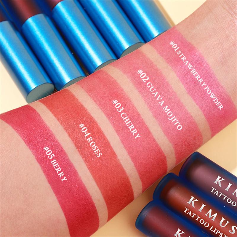 Product Introduction of Son Môi Hình Xăm KIMUSE Dạng Lột, Lâu Trôi Và Không Thấm Nước, Son Kem Màu Hồng Dạng Lột, Trang Điểm, [Thanh Toán Khi Nhận Hàng] 20