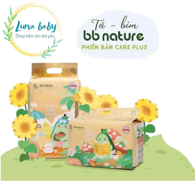 (combo 4 bịch) Bỉm Bb nature care plus mẫu mới đủ size