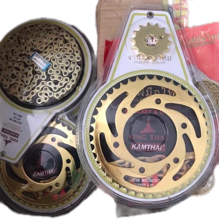 Nhông sên dĩa xe máy Kamthai chất lượng xe Wave Rs, Dr, Exciter, Sirus, Winner, Raider Phụ Tùng