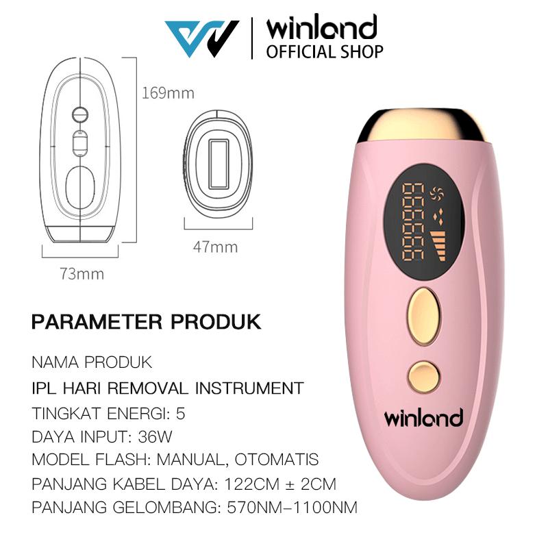 【COD】Winland IPL laser Hair Removalalat ipl untuk ketiak  Perontok Bulu Alat Penghilang bulu TANPA alat ipl untuk ketiak SAKIT Nawatan Kering Terapi  Tubuh  Wanita  Ketiak  Tangan Leher