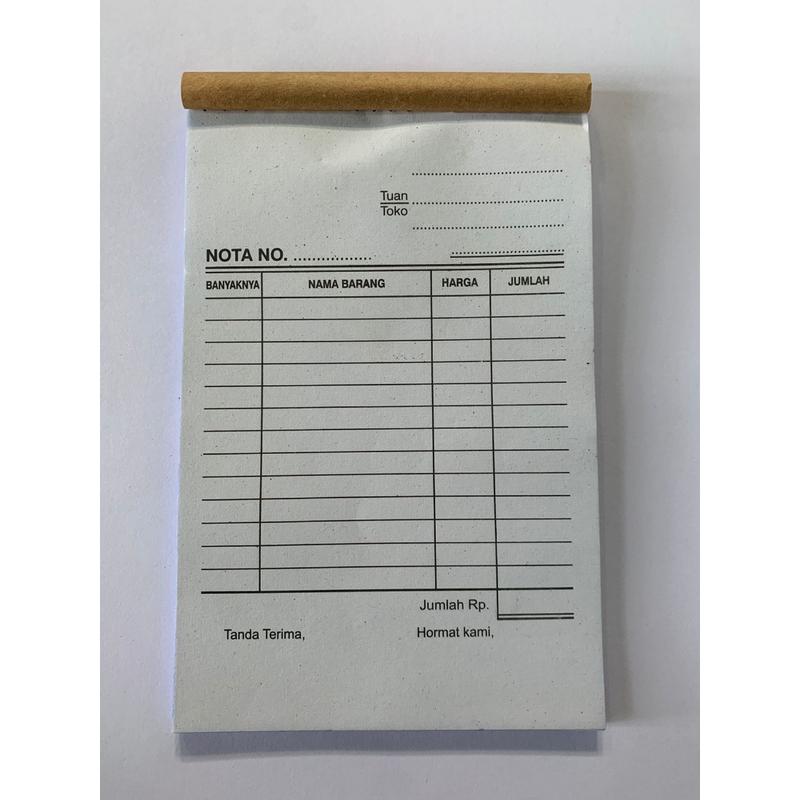 Nota Ranting NOTA KONTAN 1 PLY MURAH, NOTA 1 PLY MURAH, NOTA RANGKAP 1 - Shop ...