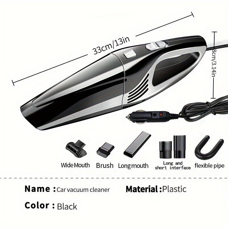12V Car Vacuum Cleaner, Handheld Car Vacuum Cleaner, Multifunctional Wired Car Vacuum Cleaner, Suitable for Car, Home, Office, Kitchen, Bedroom, Couch, Carpet, Rug, Bedding, Furniture, Clothes, Pet 2