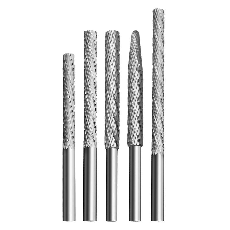 Alat Burr Putar Keluli Berkelajuan Tinggi, Batang 6mm, 1pc, untuk ...