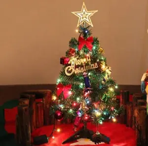 Promo Murah Pohon Natal Bahan PVC Ukuran 60 Cm Lengkap Aksesoris dan Polos Hiasan