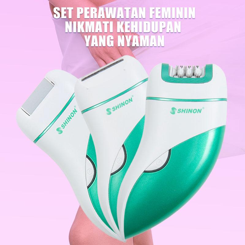 Product Introduction of COD SHINON Epilator Rambut Wanita Lady Shaver Epilator alat cukur bulu sensitif wanita lady  shaver Ketiak Wajah Perontok 11