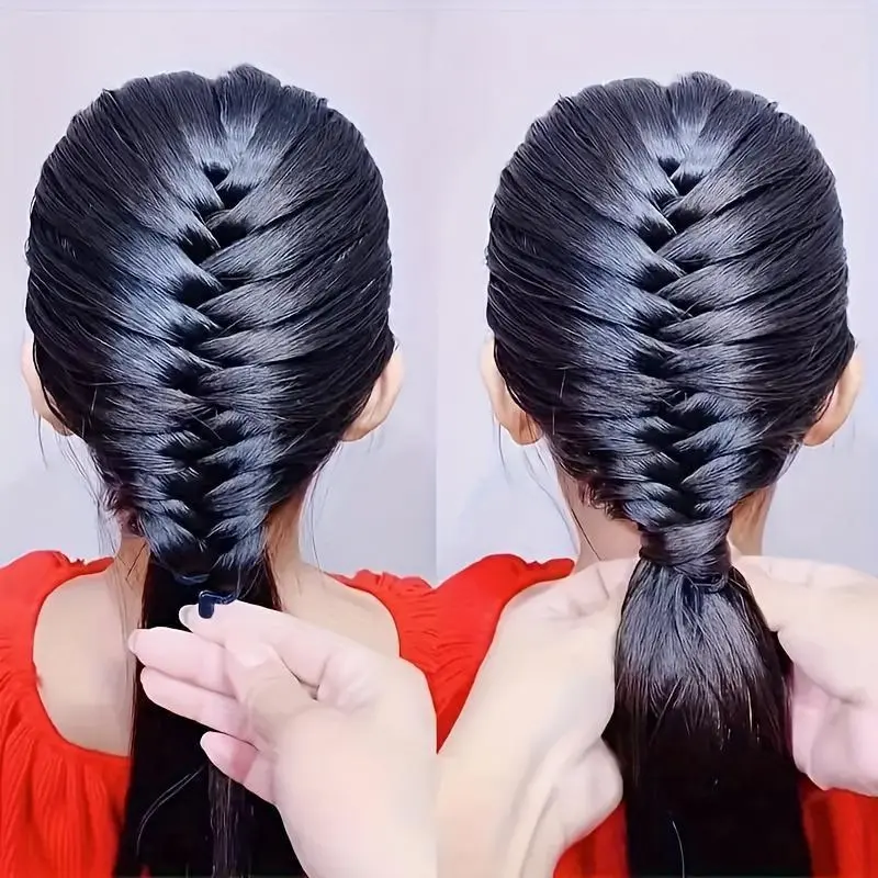 DIY French Braid Tool Roller Hair Bun Hair Braid Tool Fried Dough Twists Hair Braid Tool