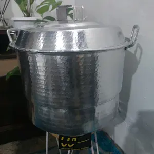 dandang kukus 8 kg 40 cm pengukus nasi alumunium tempa tebal anti karat Alat Dapur Kitchenware