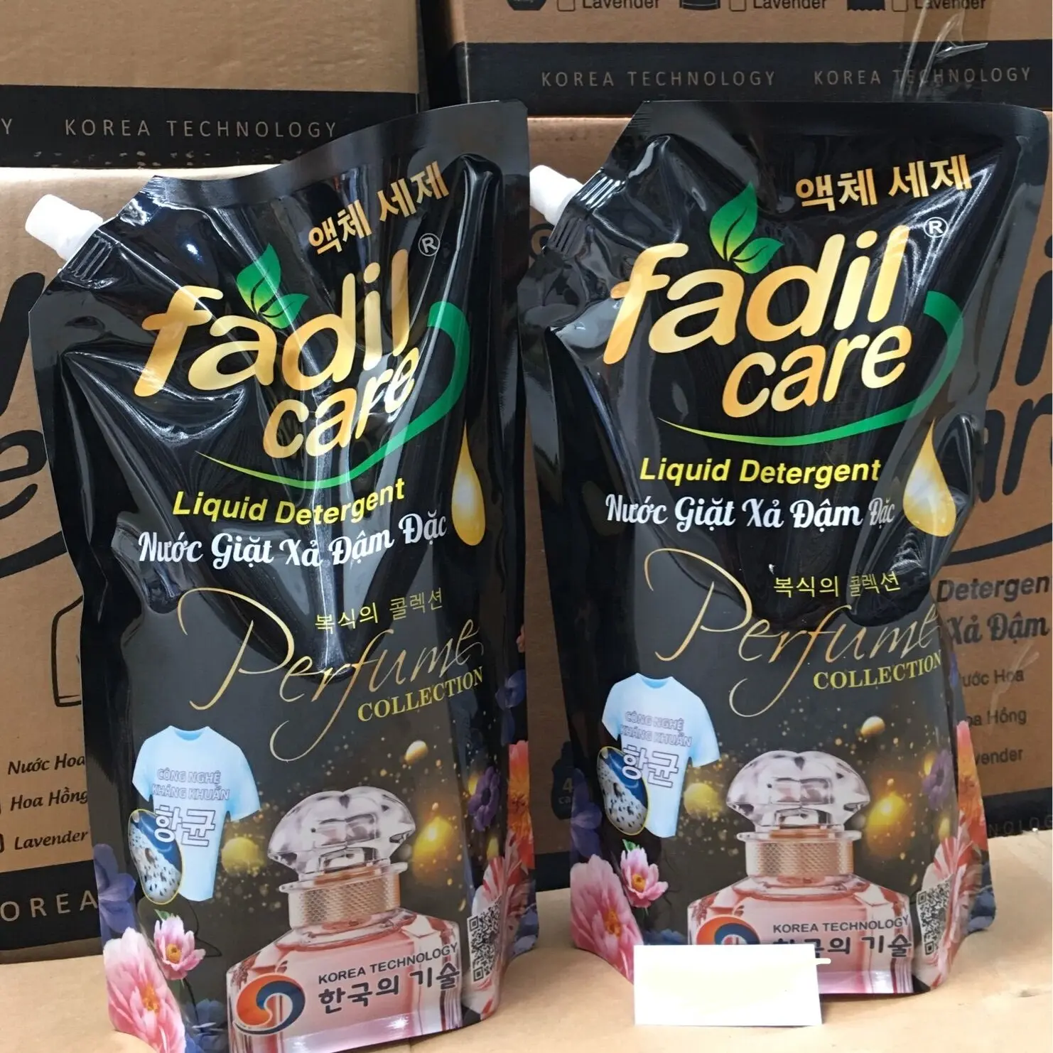 Nước Giặt Xả Đậm Đặc Fadil 2in1 công nghệ Hàn Quốc 2.1Kg