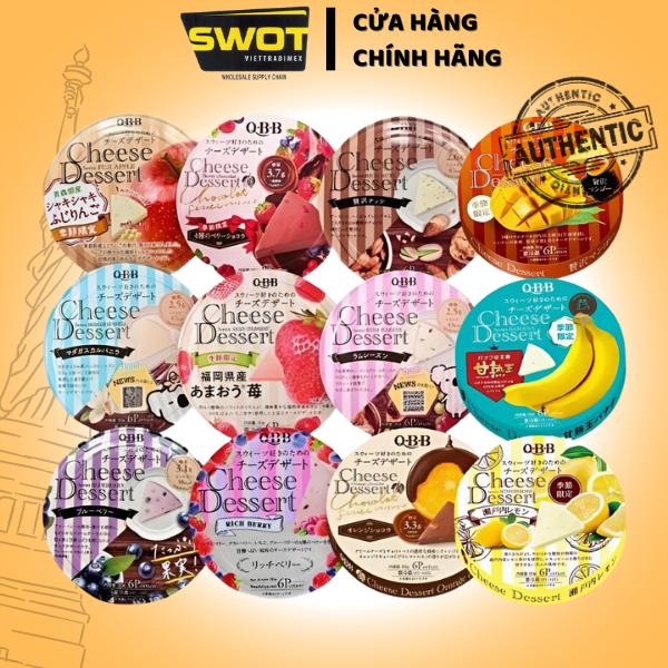 Hộp phô mai QBB của Nhật 90g phomai dẻo vị trái cây thơm ngon hấp dẫn nhiều vị thoải mái với nhiều lựa chọn keju - SWOT